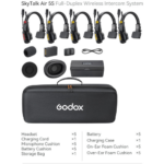 Godox SkyTalk Air 5S 5-Person Full-Duplex Wireless Intercom Headset