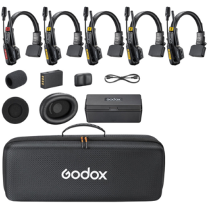 Godox SkyTalk Air 5S 5-Person Full-Duplex Wireless Intercom Headset