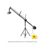 Proaim 9FT Camera Jib with Jib Stand, Jr. Pan-Tilt Head
