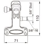 KUPO Mini Alli Clamp (Black)